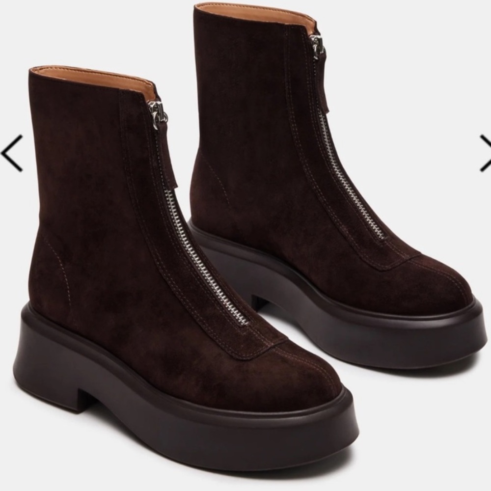Steve Madden Chocolate Brown Suede Boots